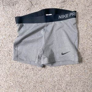 Nike pro spandex shorts